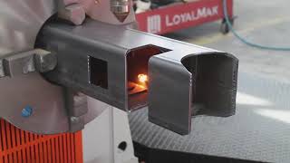 CNC PLASMA Tube cutting with the source XPR300 [upl. by Eittah]