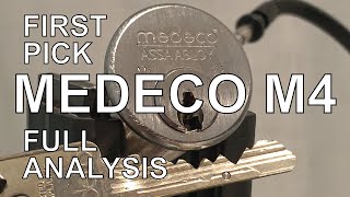 22 How to pick the new Medeco M4 First Public Pick and Gut With Full Analysis [upl. by Freda]