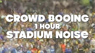 Booing Sounds  Crowd Booing Stadium Noise  1 Hour [upl. by Joyan]