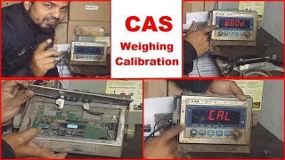 CAS Weighing Indicator Calibration Setting  CAS Digital Weighing Scale Calibration Procedure [upl. by Meikah]