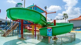 Wild Wild Wet Singapore  Professors Playground  Kids Slides POV [upl. by Gnouhk815]