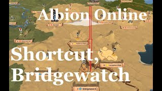 Albion Online  Caerleon to Bridgewatch fast almost safely [upl. by Marduk]