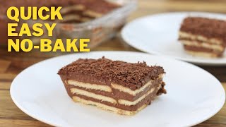 Chocolate Biscuit Pudding Recipe [upl. by Gebler]