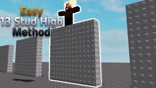 EASY 13 Stud High Jump Method  Roblox Tutorial [upl. by Eisserc]