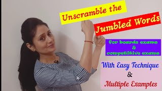 Unscramble The Jumbled Words with Easy Technique [upl. by Aikit651]