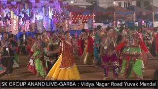 SK GROUP ANAND LIVE GARBA VRUNDAVAN VRYM 17102018 [upl. by Perpetua]