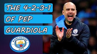 Pep Guardiolas 4231 Manchester City FC tactics [upl. by Terrance]