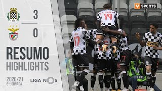 Highlights  Resumo Boavista 30 Benfica Liga 2021 6 [upl. by Lem993]