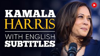 ENGLISH SPEECH  KAMALA HARRIS Victory Speech English Subtitles [upl. by Cutlor925]