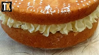 Classic Victoria Sponge Cake Recipe  Lemon Victoria Sponge cake [upl. by Jennica]