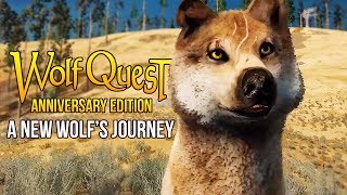 A NEW WOLFS JOURNEY  WolfQuest  Anniversary Edition Gameplay Part 1 [upl. by Letsyrc986]