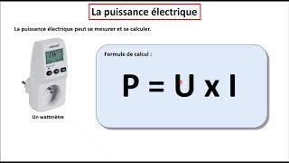 Énergie  Épisode 16 La puissance électrique 3ème [upl. by Anicul291]