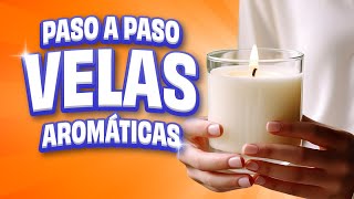 Cómo hacer velas aromáticas caseras con POCO dinero [upl. by Ahsini500]