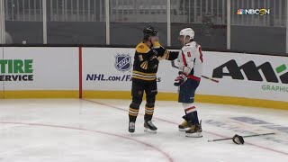 Alex Ovechkin Doesnt Drop The Gloves With Trent Frederic [upl. by Lunette533]