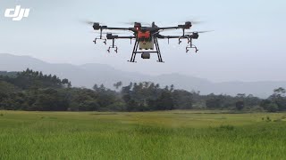 DJI  Agras T16  Agricultural Spraying Drone [upl. by Carvey540]