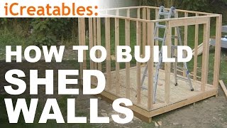 How To Build A Shed  Part 5  Wall Framing [upl. by Jasmin]