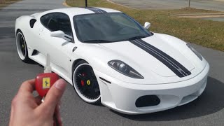 2006 Ferrari F430 Startup Exhaust Test Drive and Review [upl. by Eiltan874]