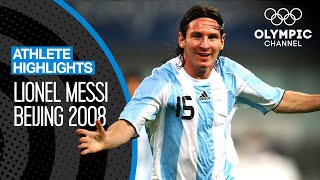 Lionel Messi 🇦🇷 at the Olympics  Athlete Highlights [upl. by Isabelle]