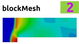 How to create a grid with blockMesh in OpenFOAM  tutorial [upl. by Hiltner479]