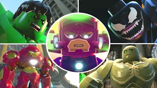 LEGO Marvel Super Heroes  All Bosses [upl. by Wrennie]