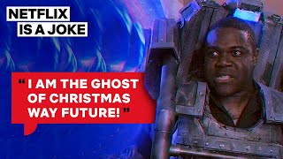 Scrooge Encounters A Cyborg From Christmas In 3050  Netflix Is A Joke [upl. by Asnarepse]