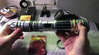 QUICK AND CHEAP FIX for a loose Star Wars Galaxys Edge lightsaber from Savis Workshop [upl. by Jessika]