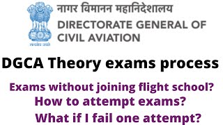 How to give DGCA exams with self study  process for PPLCPLATPL theory exams explained [upl. by Laura]