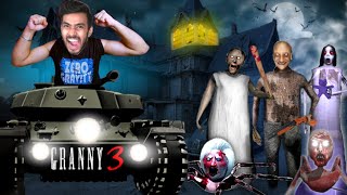 GRANNY IS BACK GRANNY 3 NEW UPDATE TANK ESCAPE FROM GRANNYS HOUSE  TECHNO GAMERZ [upl. by Eiramllij]