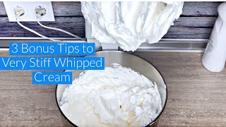 STABILIZED WHIPPED CREAM WITHOUT GELATIN [upl. by Reich]