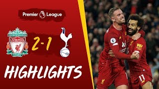 Liverpool 21 Spurs  Late Salah penalty wins it for Reds  Highlights [upl. by Brandea]