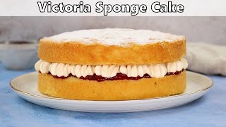 Victoria Sponge Cake Recipe [upl. by Nnairak654]