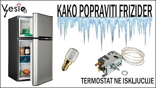 Kako popraviti frizider  previse hladi [upl. by Somerset]