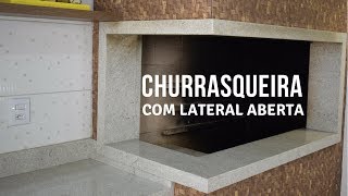 Churrasqueira aberta na lateral  PRÓS CONTRAS e DICAS [upl. by Garrison]