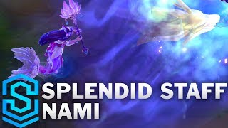 Splendid Staff Nami Skin Spotlight  League of Legends [upl. by Yuri528]