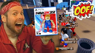 Playing NBA 2K22 on Roblox NEW MYCAREER MODE [upl. by Piers]