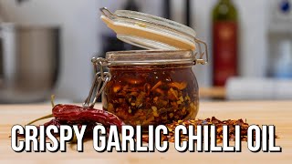 Crispy Garlic Chilli Oil  How To Make Recipe [upl. by Rehposirhc864]