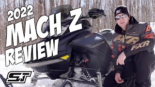 2022 Ski Doo MACH Z Full Snowmobile Review [upl. by Lowe]