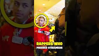 Rappers Who PRESSED Streamers 😱😳 [upl. by Devlen593]