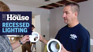 How to Retrofit Recessed Lighting  This Old House [upl. by Kelam]