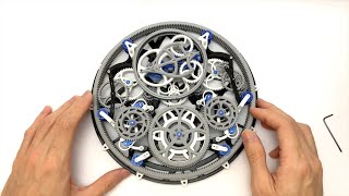 Cool 3D Printed Mechanical Clock  Tourbillon Mechanica FDM Version Assembly Guide [upl. by Daryn]