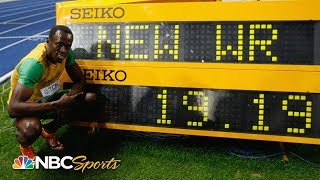 3rd 200m World Record  Usain Bolt 2008 Beijing 1930 [upl. by Sherline]