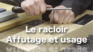 Technique de menuiserie  Les racloirs affûter préparer entretenir et utiliser [upl. by Billen386]