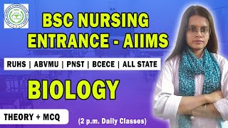 PYQ BSC NURSING ENTRANCE EXAM 2024  BSC NURSINGBIOLOGY BY DNCC DELHI [upl. by Anaxor]