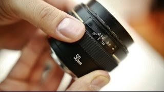 Canon 50mm f14 USM lens review with samples full frame and APSC [upl. by Markus]