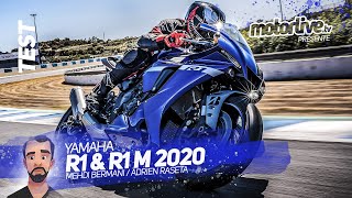 YAMAHA R1 amp R1 M 2020  TEST MOTORLIVE [upl. by Lehcear]