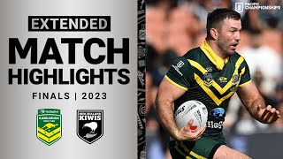 Kangaroos v New Zealand Kiwis  Extended Highlights  Pacific Championships 2023  NRL [upl. by Nwahsyd843]