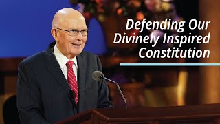 Defending Our Divinely Inspired Constitution  Dallin H Oaks  April 2021 [upl. by Elyrad]