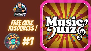 Music Quiz 10 Questions With Answers At End 🎤 [upl. by Ardnaskela]