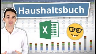 Excel Haushaltsbuch erstellen amp führen  Anleitung inkl Vorlage 📊 [upl. by Enar]