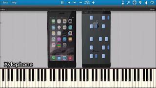 CLASSIC iPHONE RINGTONES IN SYNTHESIA [upl. by Uwkuhceki]